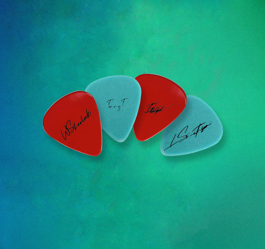 Signed guitar picks