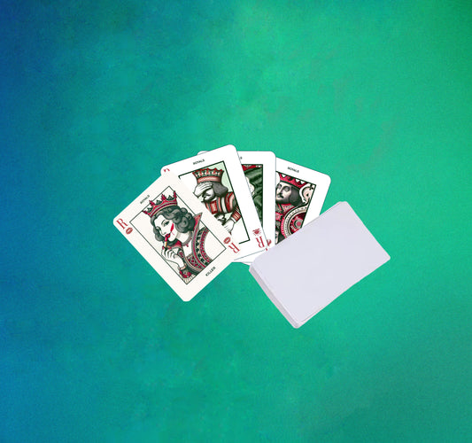 Single artwork playing cards