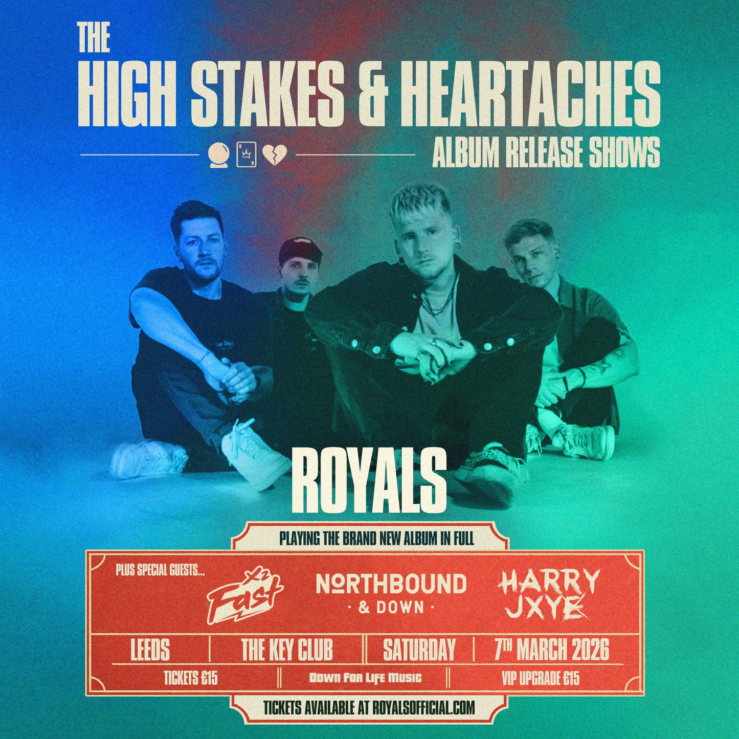 High Stakes & Heartaches Album Release Show Ticket - Leeds