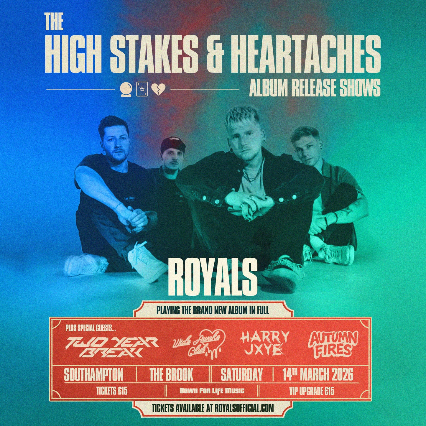 High Stakes & Heartaches Album Release Show Ticket - Southampton